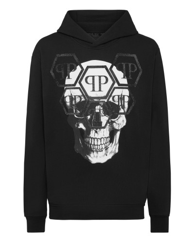 Hoodie Sweatshirt LS Skull