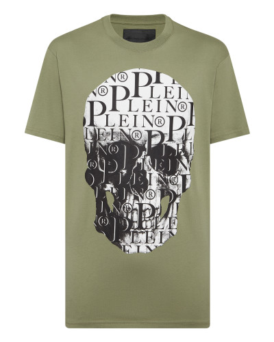 T-shirt Round Neck SS Print Skull