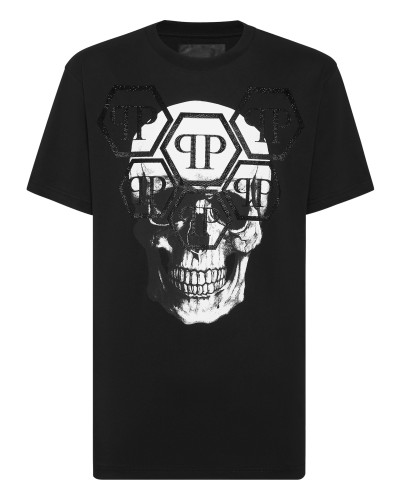 T-shirt Round Neck SS Stones Skull