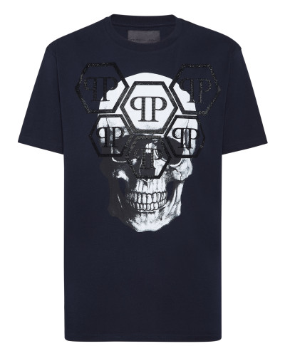 T-shirt Round Neck SS Stones Skull