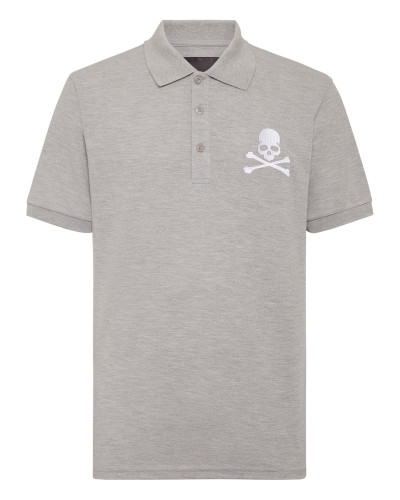 Pique Polo Shirt SS Skull&Bones