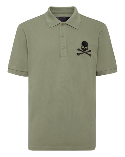 Pique Polo Shirt SS Skull&Bones