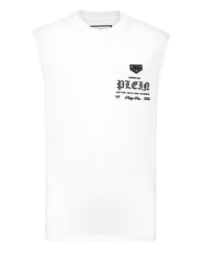 Sleeveless Round Neck T-Shirt